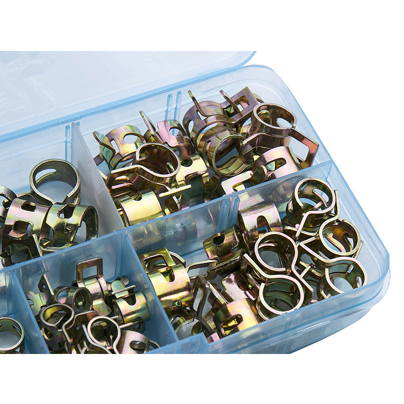 Hose Clamp Assorted - 75 Pz/set 6-10mm Primavera Olio Combustibile