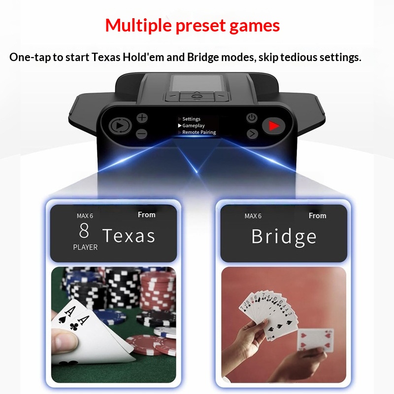 Home Improvement Game - Macchina Automatica per Mescolare Carte, Dispenser