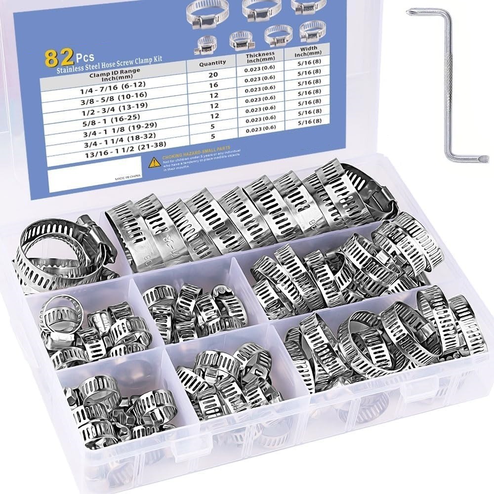 Hose Clamp Assorted - Assortimento di fascette per tubi da