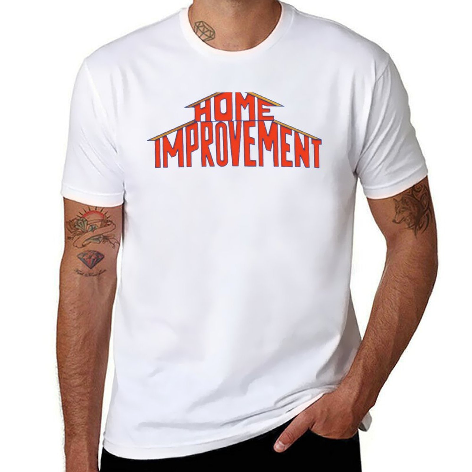 Home Improvement Logo Design - T-shirt anni '90 con logo per