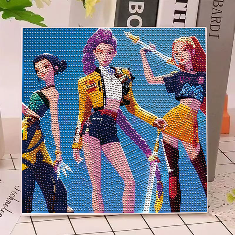 Home Improvements - Kit Pittura Diamante Anime Hunters Girls