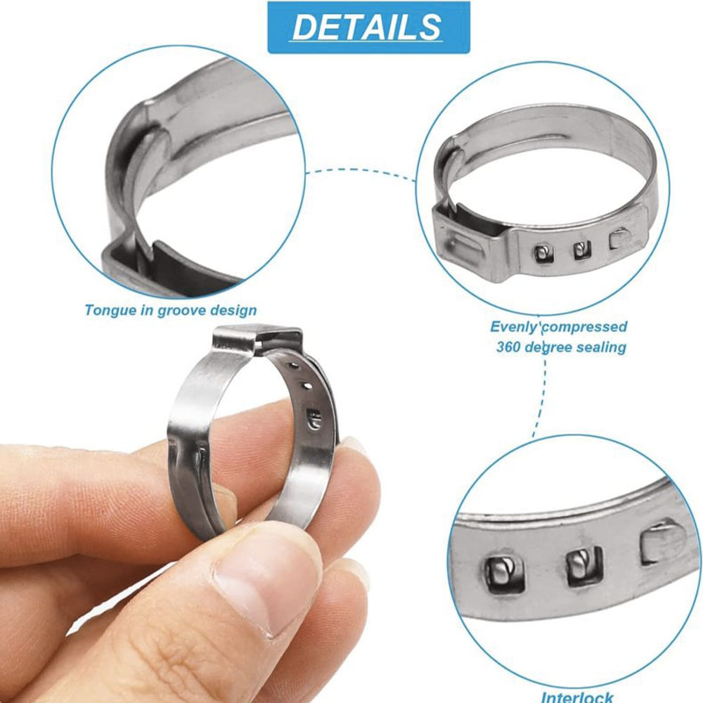 Kit Assortito di 170 Morsetti  - Hose Clamp Assorted recensione e prezzo