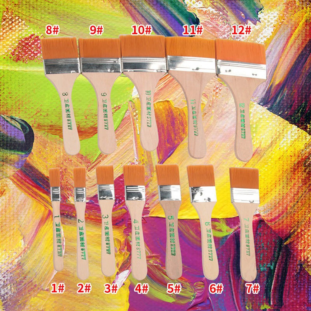 12 pennelli in nylon per grand - Wood Stain Brush recensione e prezzo