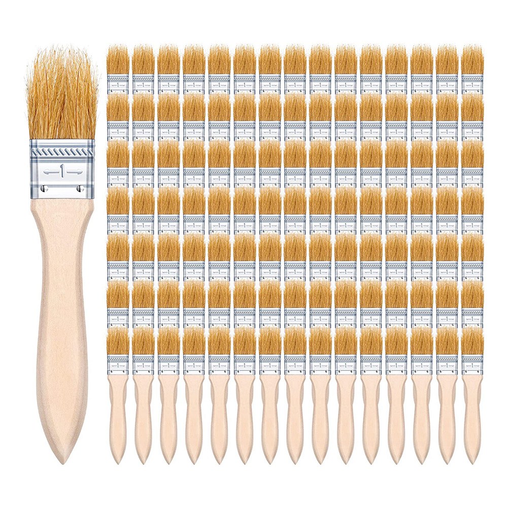 ABUH-100Pcs Pennelli per Pittu - Wood Stain Brush recensione e prezzo