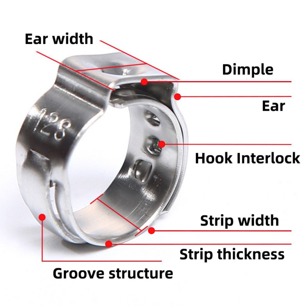 10 pz 5.3-31mm fascetta string - Hose Clamp Assorted recensione e prezzo