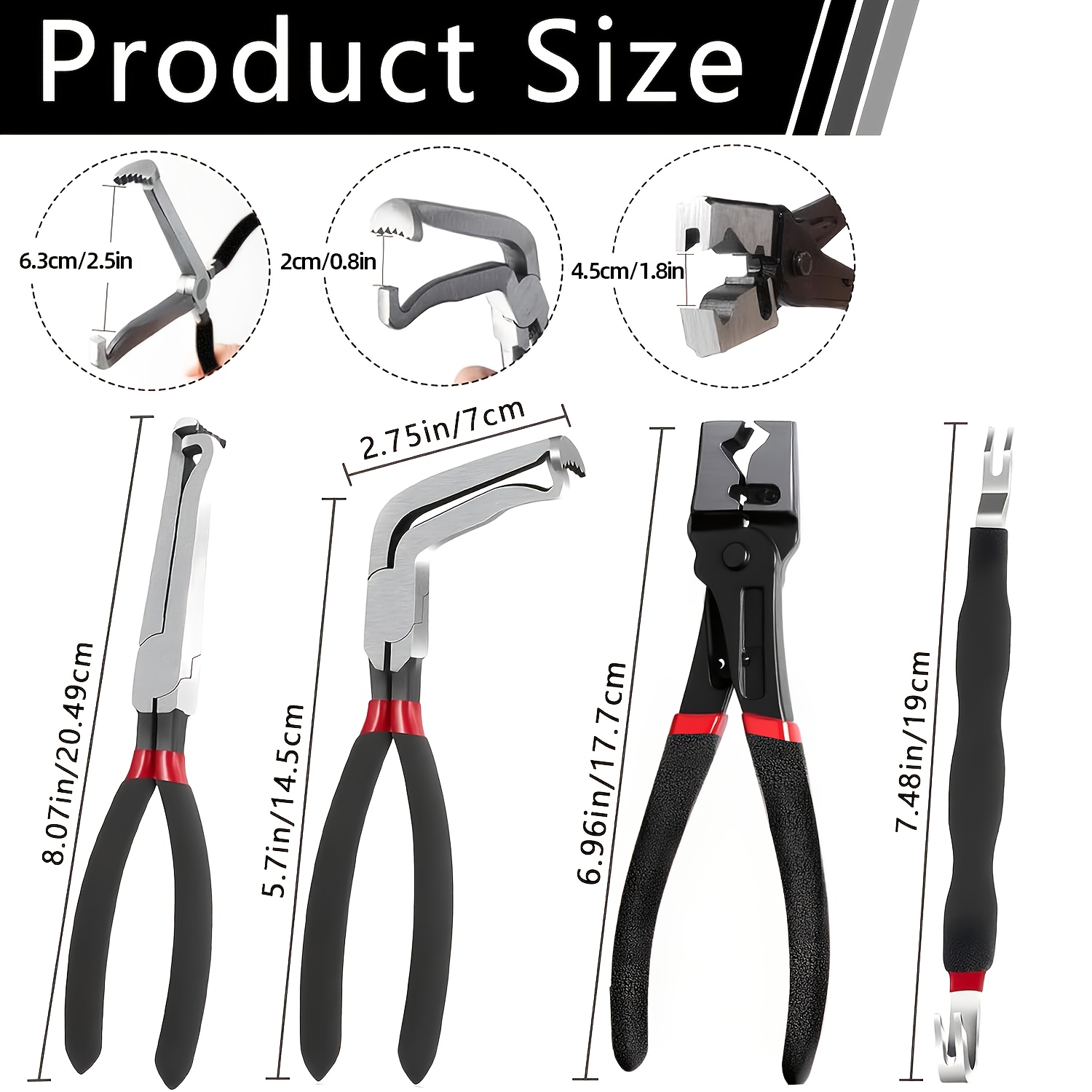 Set di 5 Pinze per Disconnessi - Hose Clamp Assorted recensione e prezzo