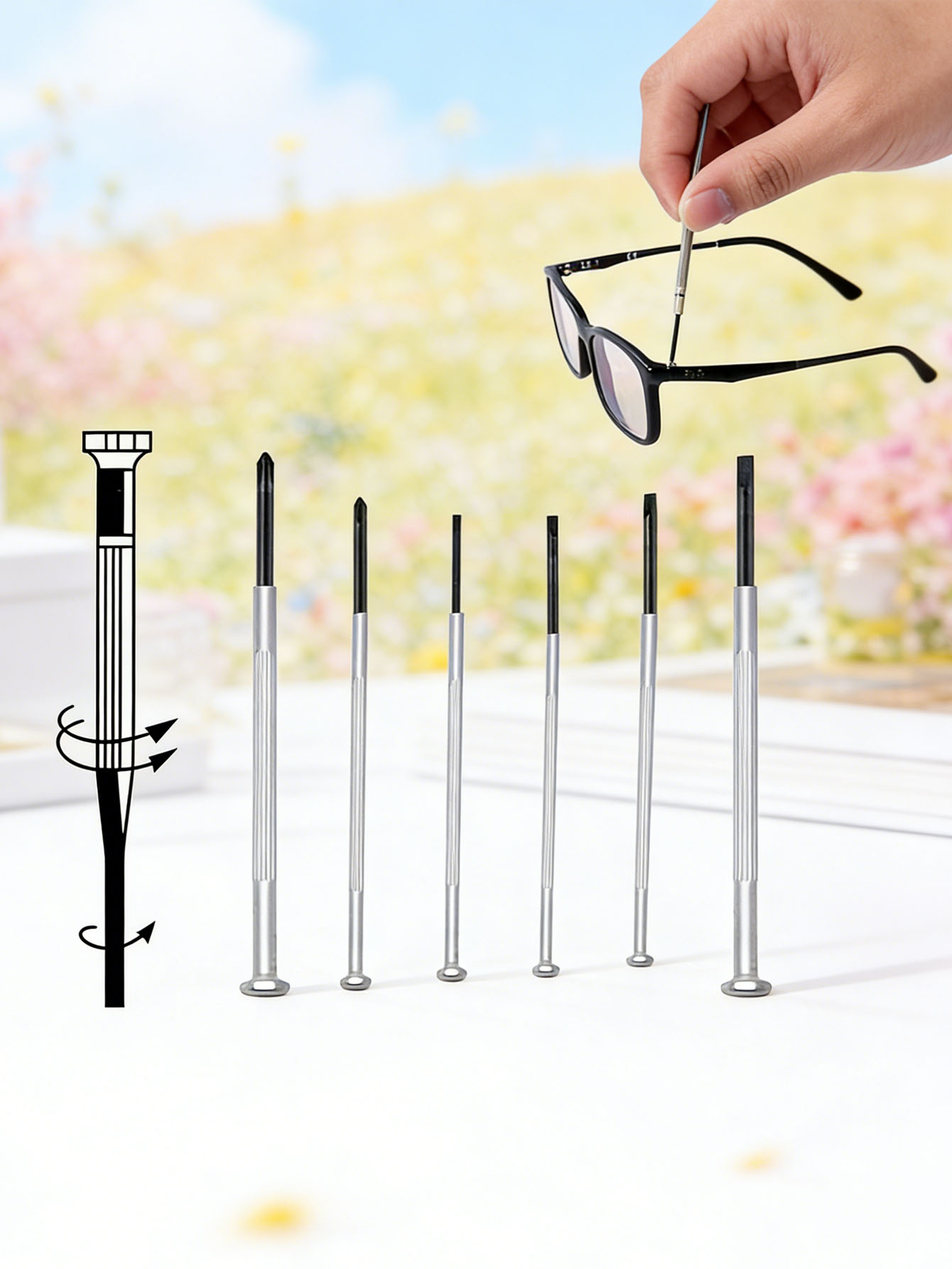 Set di 6 cacciaviti, accessori - Screwdriver Set Precision recensione e prezzo